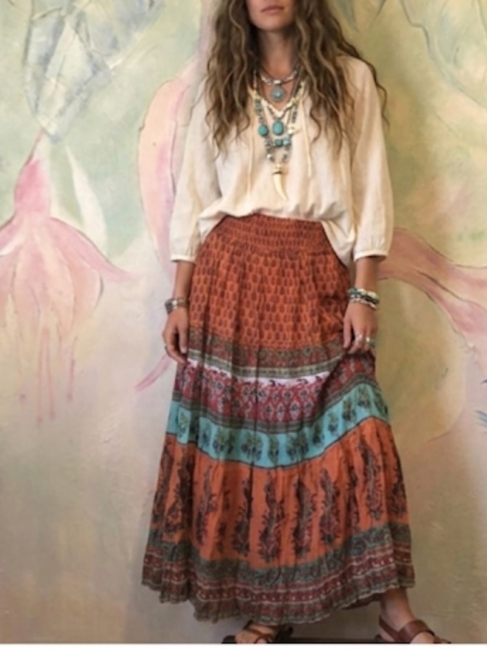 Jasmine Maxi Skirt Crinkle GarmentSmall
